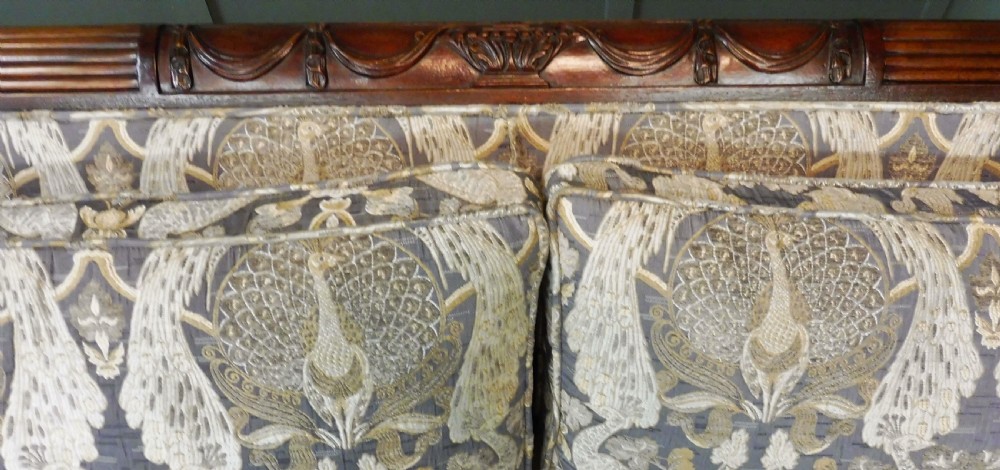 ANTIQUE ADAMS DESIGN MAHOGANY SOFA View IX