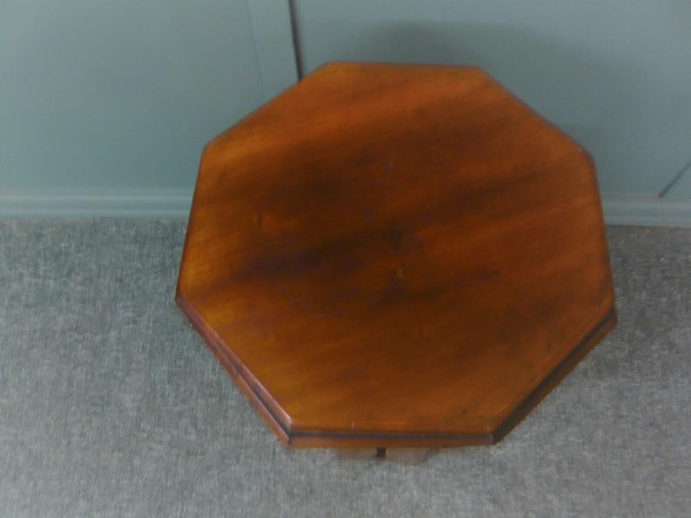Arts and Crafts Octagonal Lamp Table c1900 View III