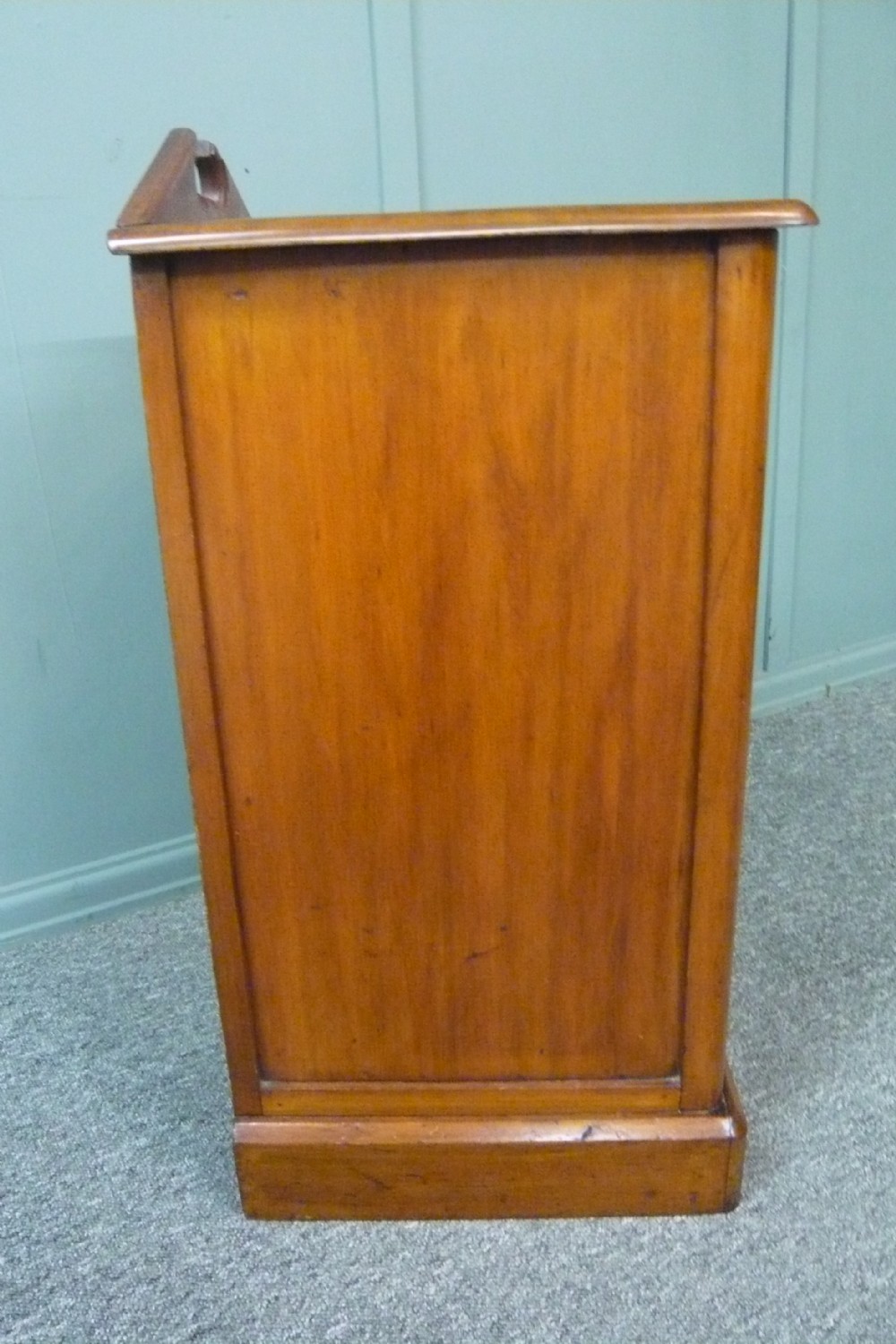 Victorian Mahogany open front Bedside Cabinet  View V