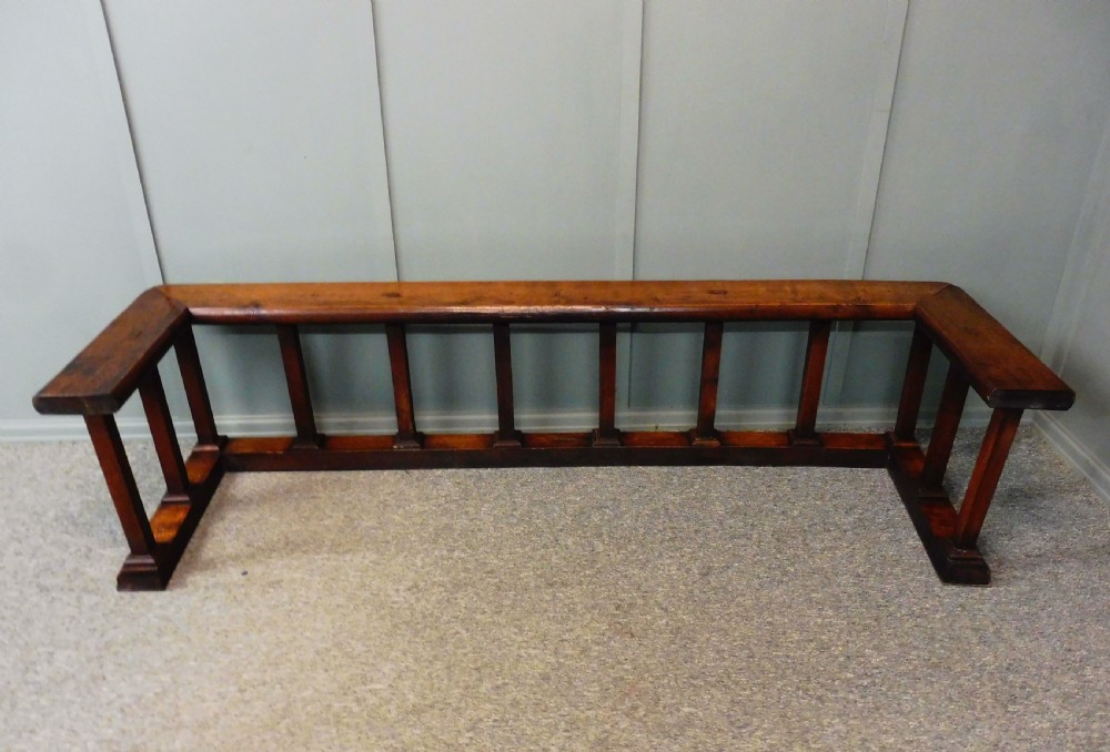 LARGE OAK ARTS AND CRAFTS CLUB FENDER View VIII
