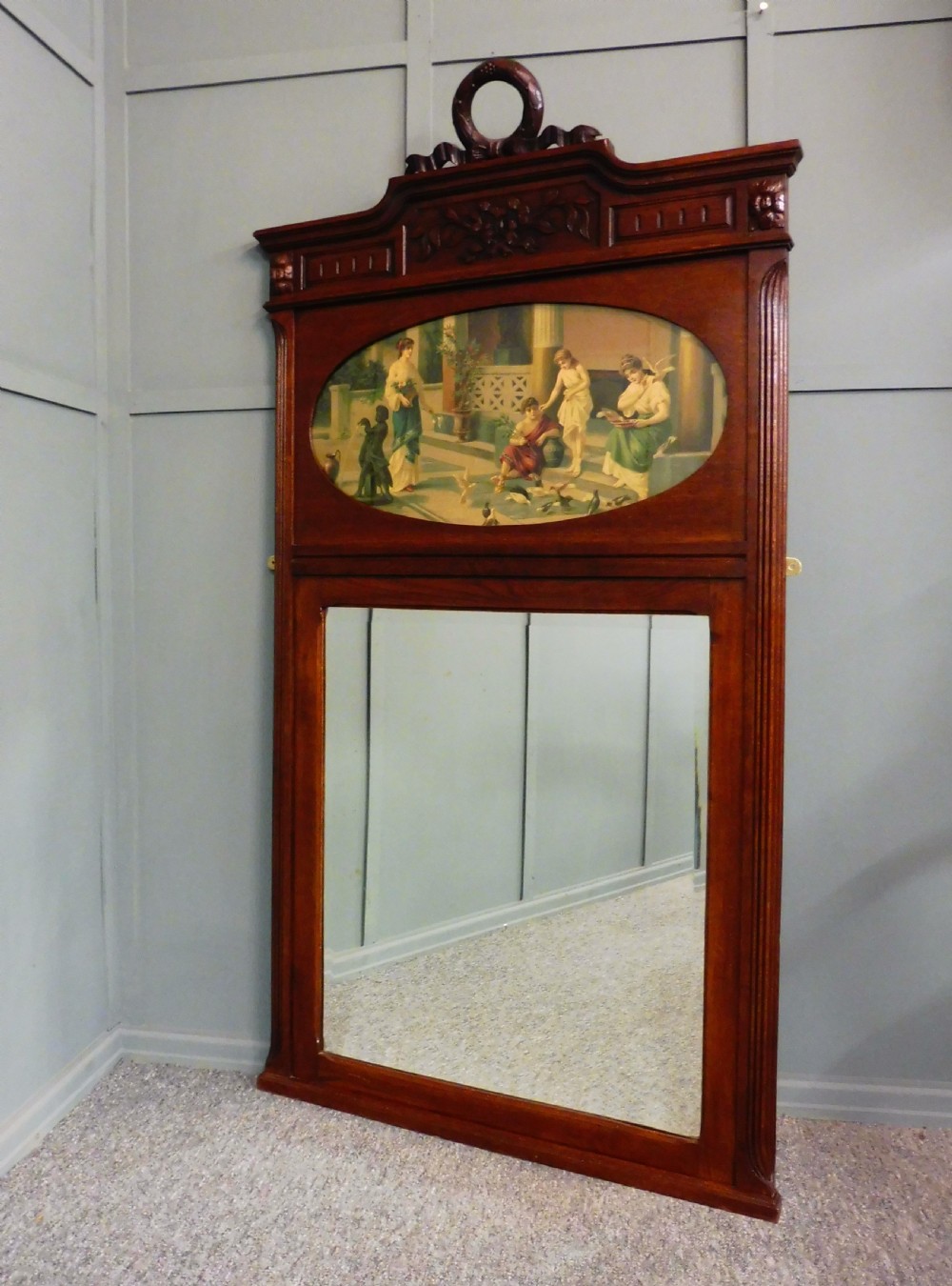 LARGE FRENCH MIRROR 