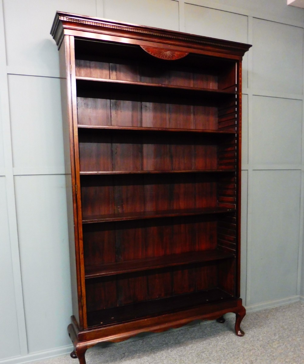 TALL MAHOGANY BOOKCASE View II