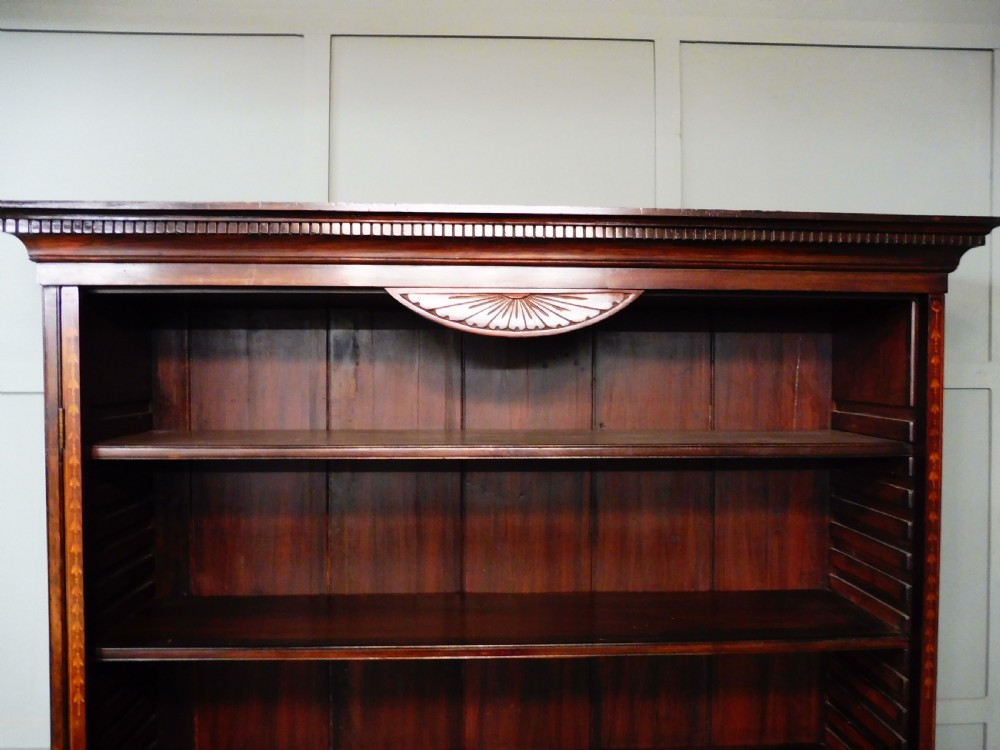 TALL MAHOGANY BOOKCASE View IV