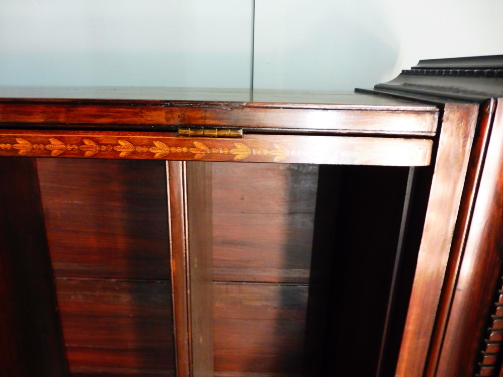 TALL MAHOGANY BOOKCASE View V