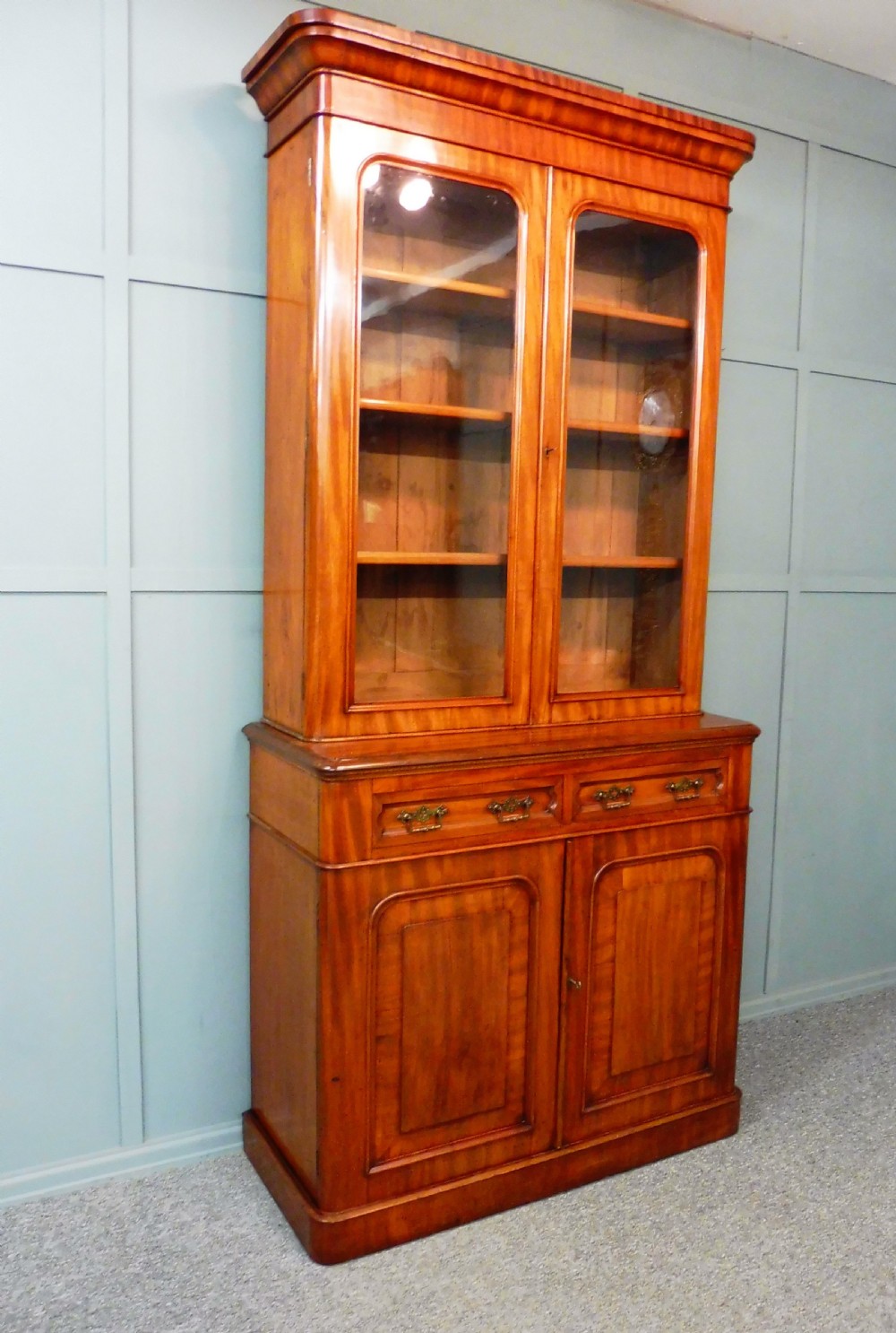 VICTORIAN MAHOGANY BOOKCASE View II