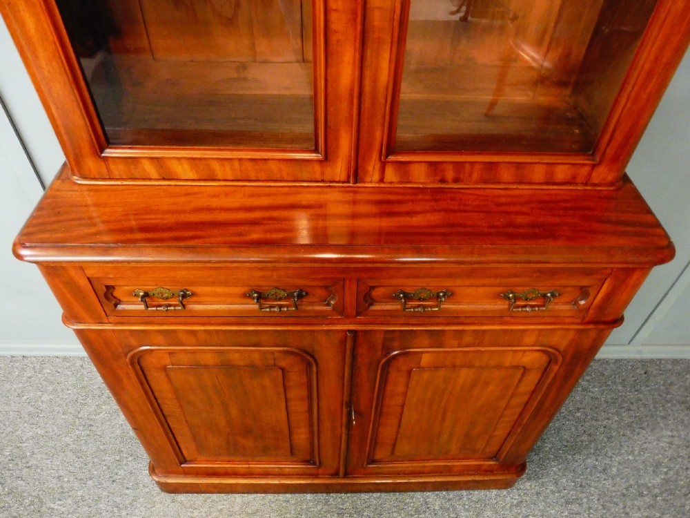 VICTORIAN MAHOGANY BOOKCASE View IX