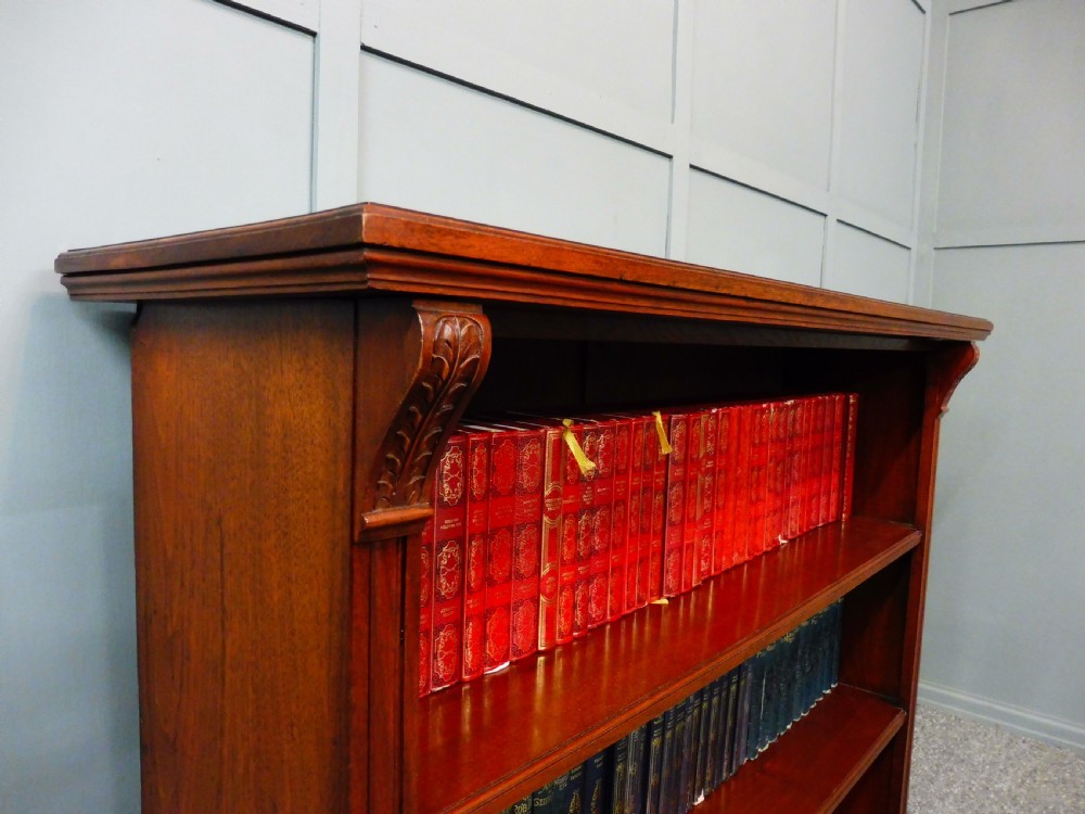 ANTIQUE WALNUT BOOKCASE View V