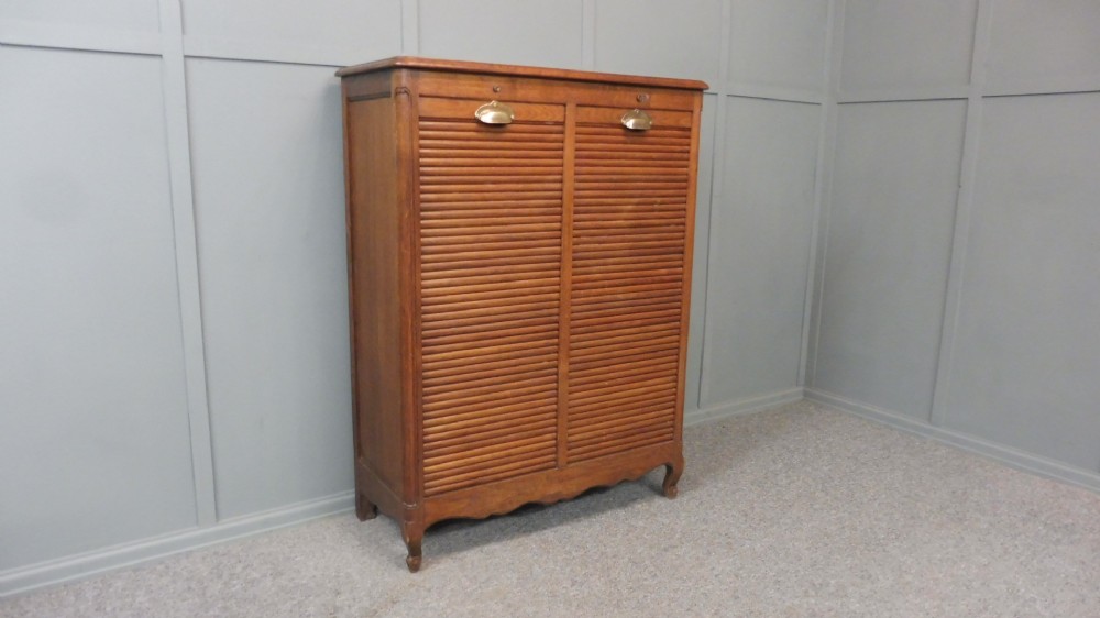 FRENCH DOUBLE TAMBOUR FRONT FILING CABINET