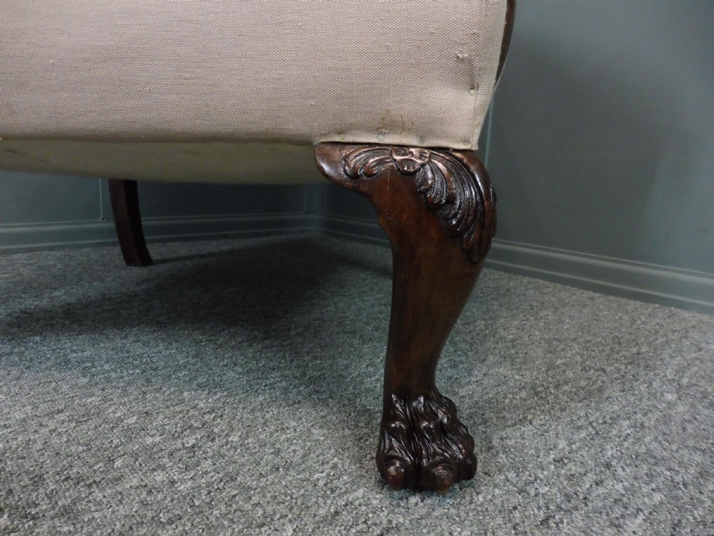 FINE EDWARDIAN MAHOGANY ARMCHAIR View IV