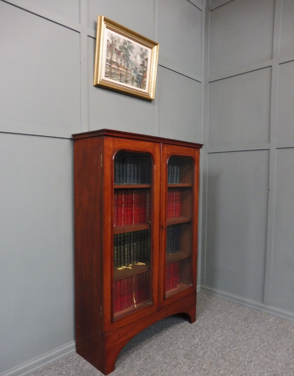 VICTORIAN MAHOGANY BOOKCASE View III