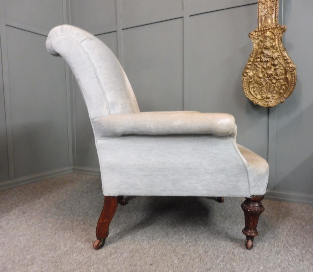 WELL SHAPED VICTORIAN ARMCHAIR View III