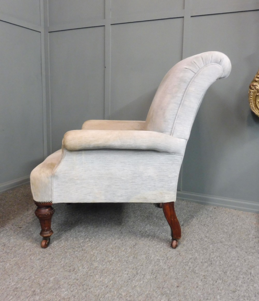 WELL SHAPED VICTORIAN ARMCHAIR View VI