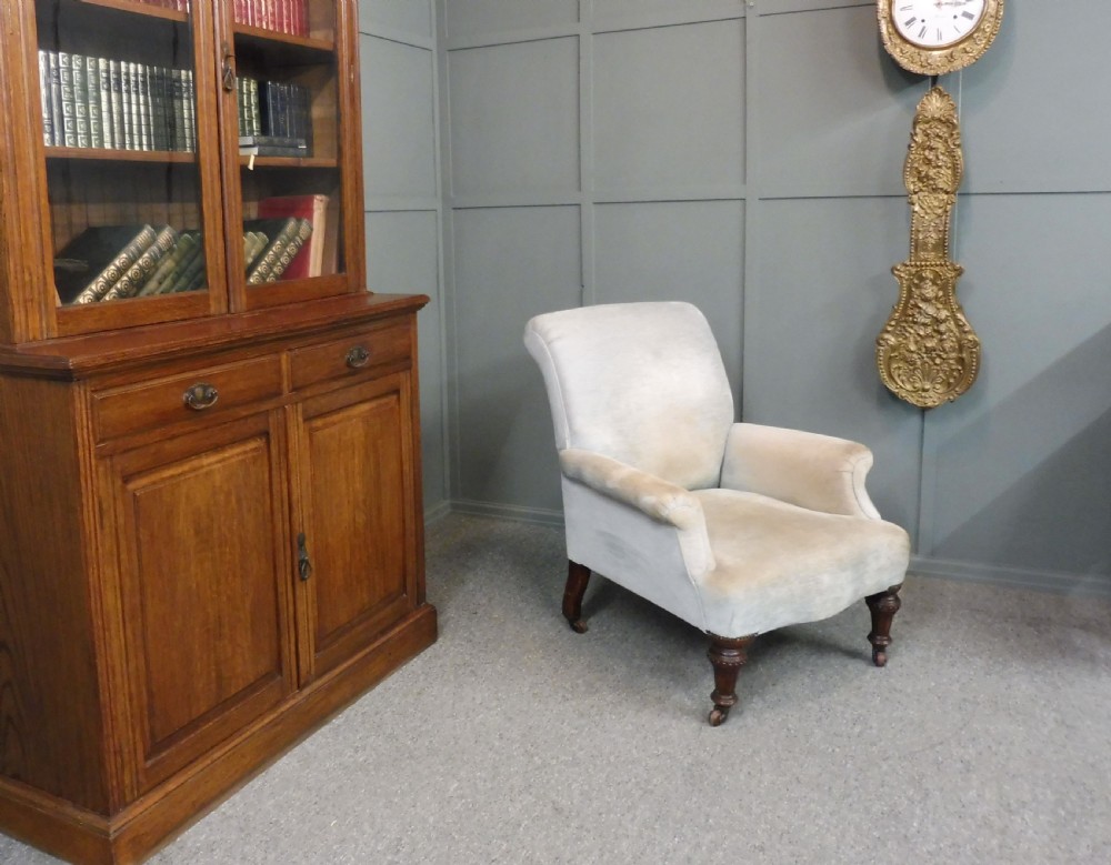 WELL SHAPED VICTORIAN ARMCHAIR View VII