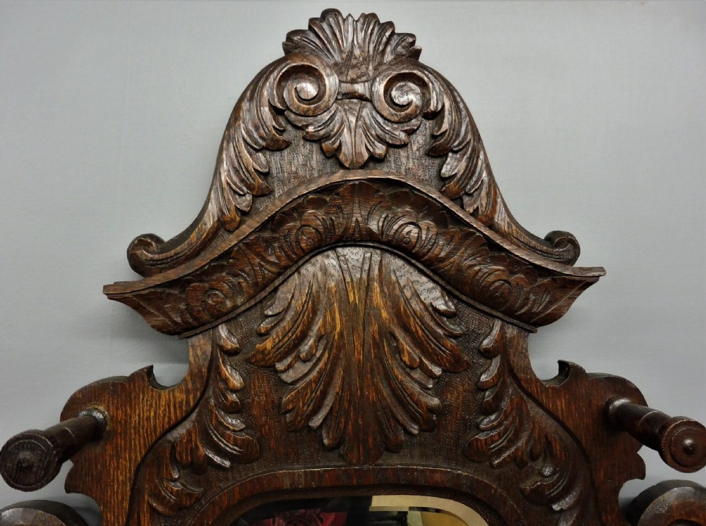VICTORIAN OAK HALLSTAND View VII