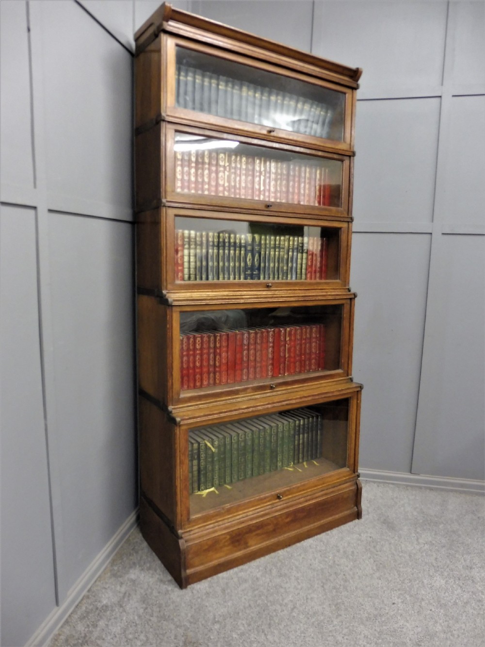 TALL GLOBE WERNICKE STYLE SECTIONAL BOOKCASE View IV