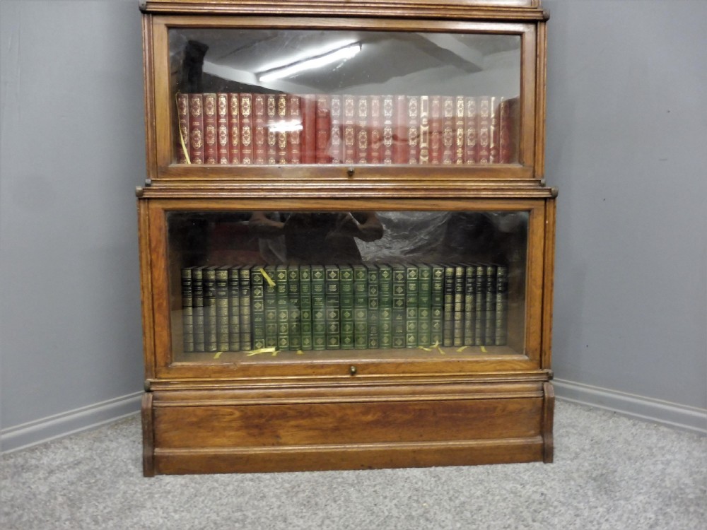 TALL GLOBE WERNICKE STYLE SECTIONAL BOOKCASE View VI
