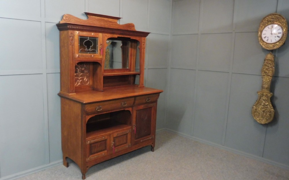 OAK ARTS AND CRAFTS SIDEBOARD