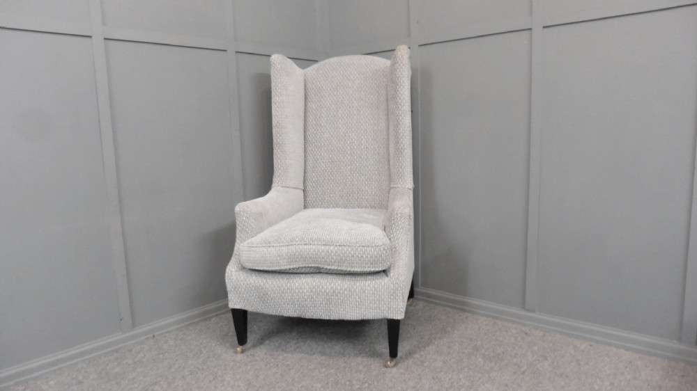 19TH CENTURY WING ARMCHAIR