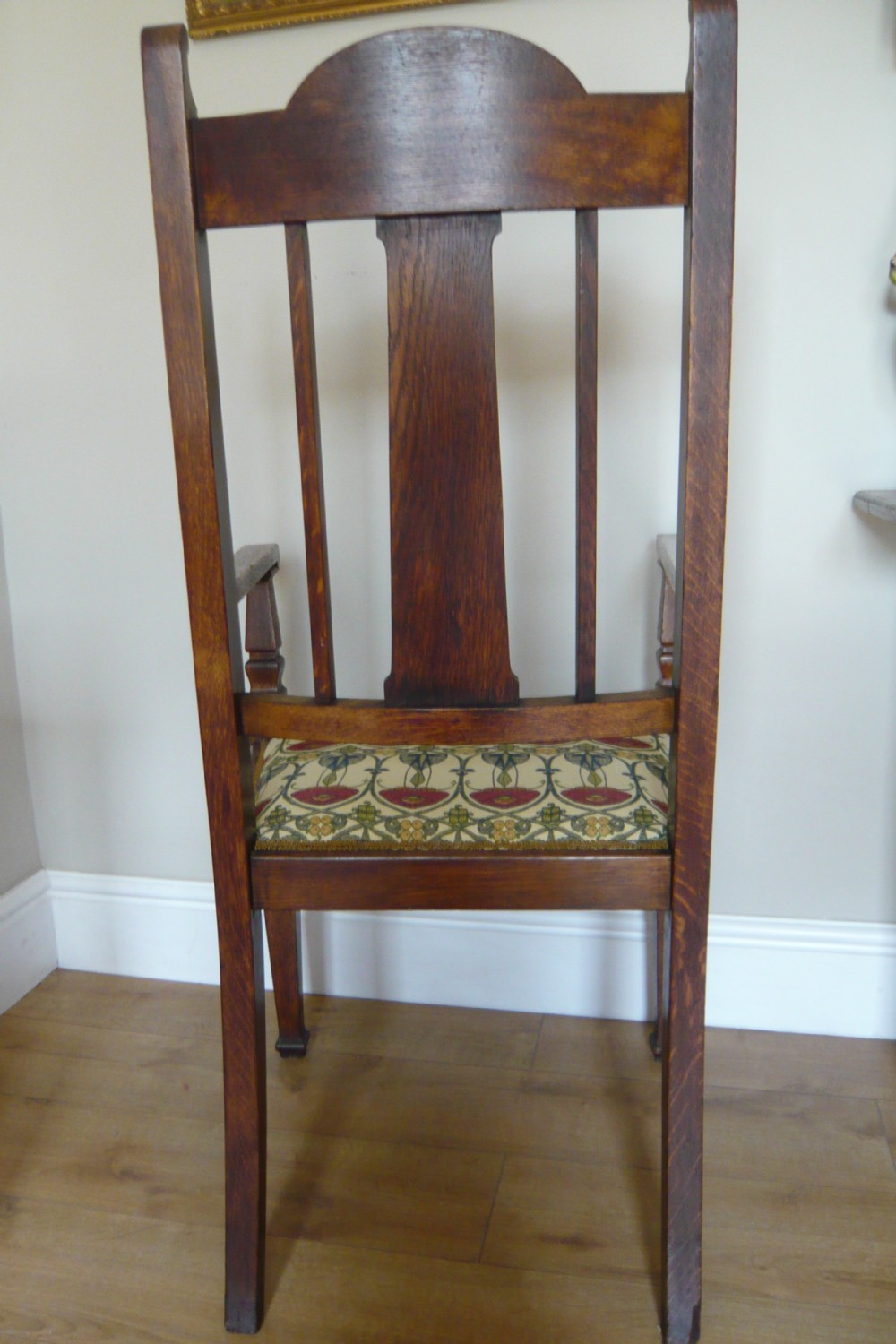 Art Nouveau Oak Carver Armchair c1910 View IV