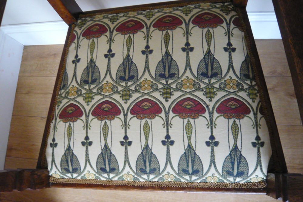 Art Nouveau Oak Carver Armchair c1910 View VI