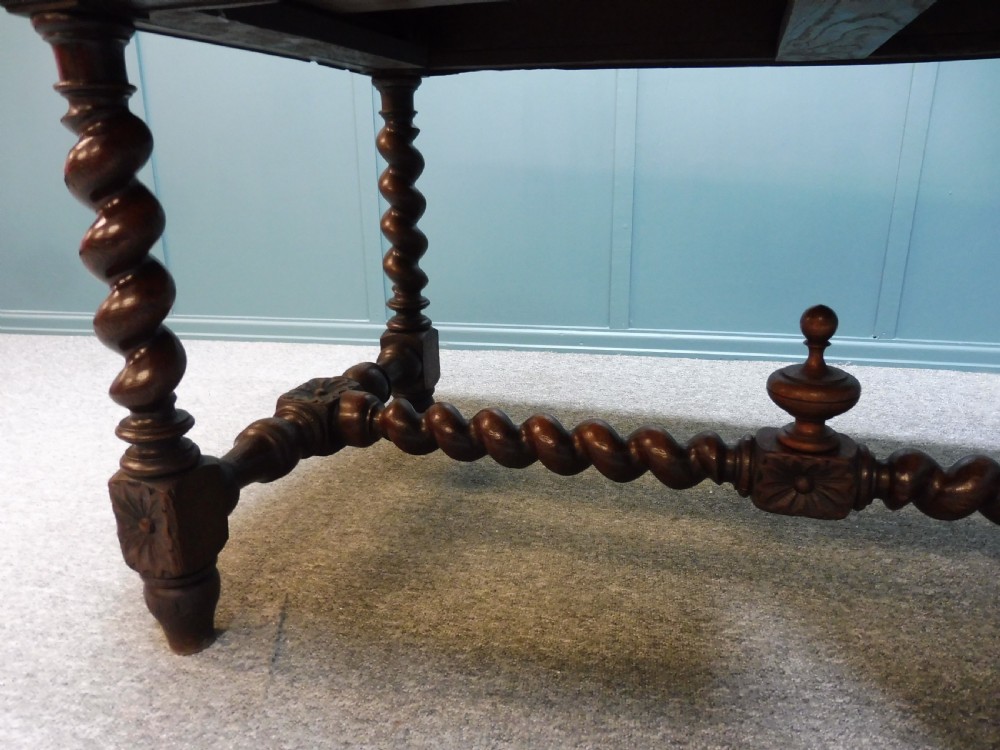 19TH CENTURY CARVED OAK DESK USED IN TV SERIES GENTLEMAN JACK View XIV
