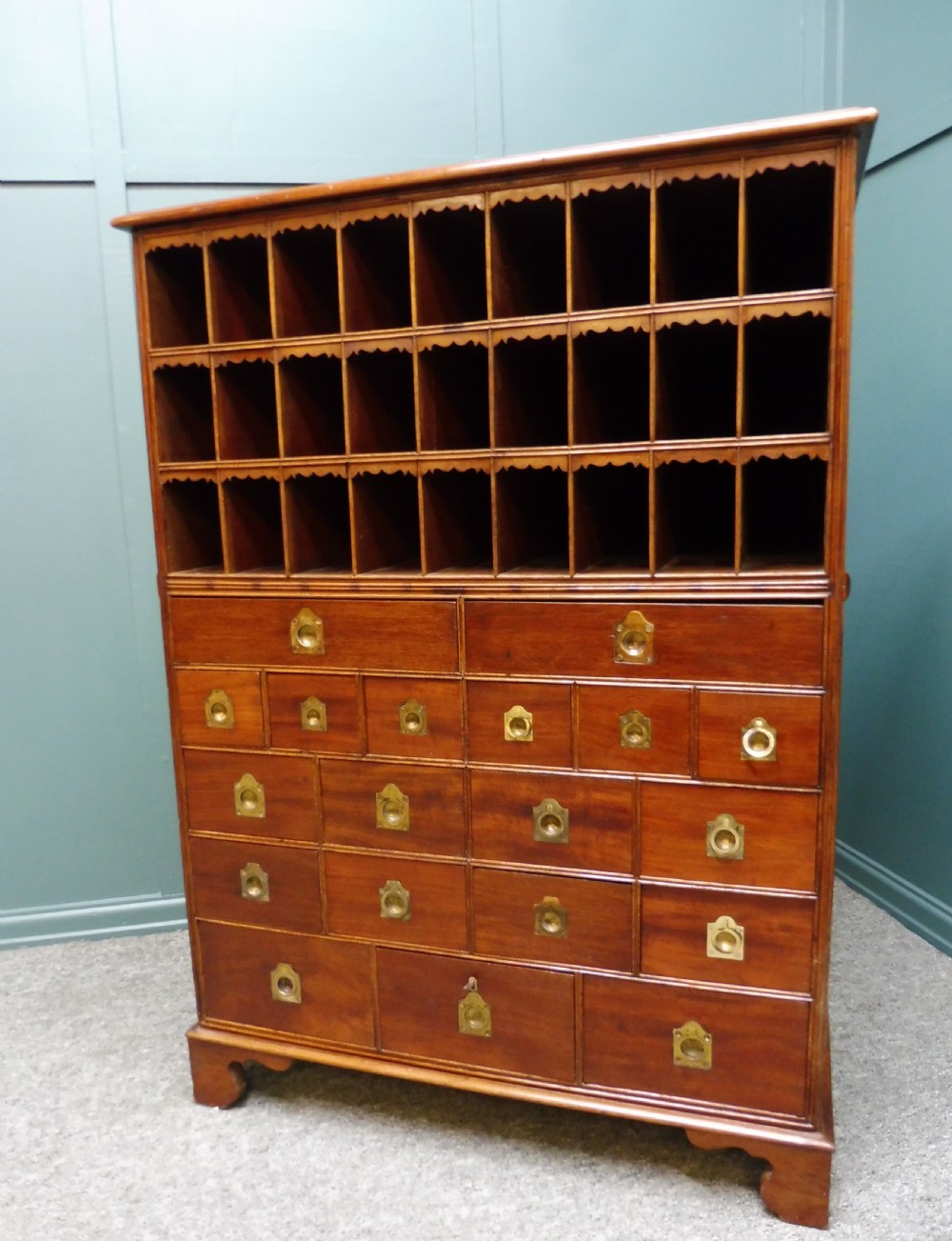 19TH CENTURY FILING CHEST