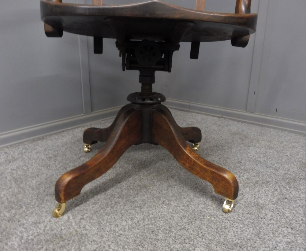 EDWARDIAN SWIVEL OFFICE/DESK CHAIR View IV