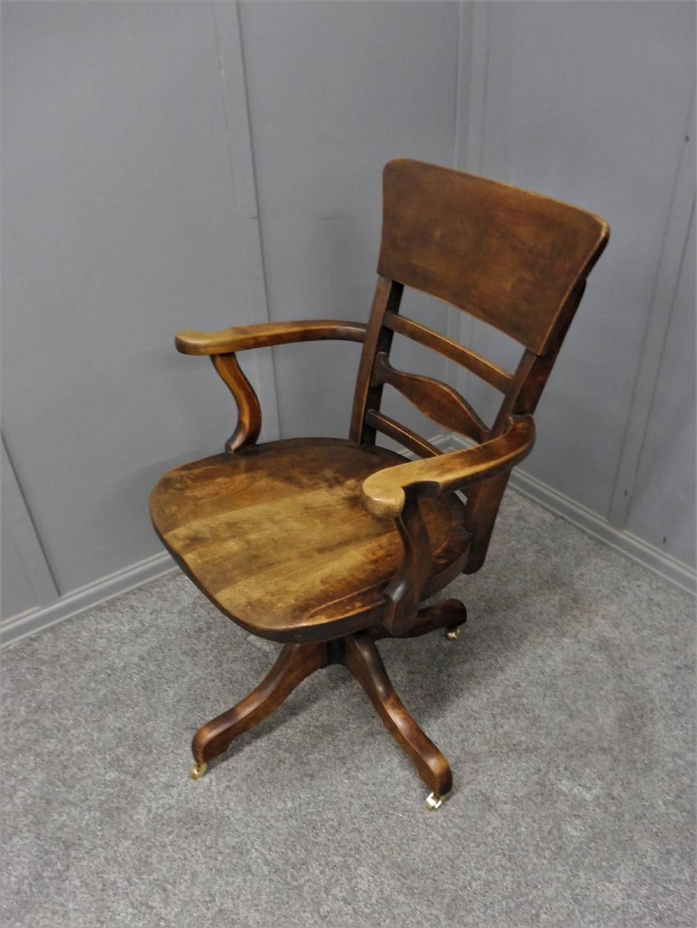 EDWARDIAN SWIVEL OFFICE/DESK CHAIR View V