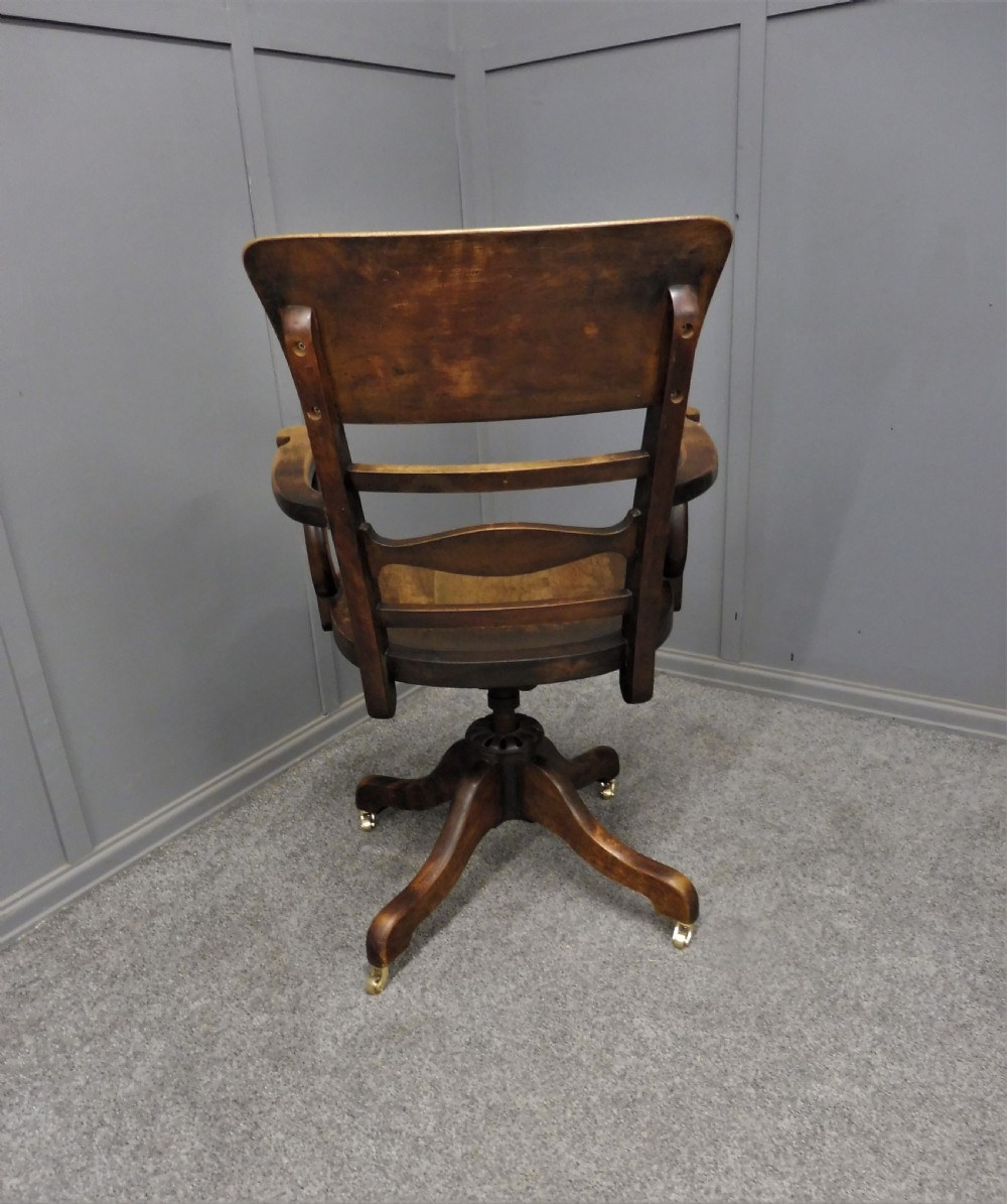EDWARDIAN SWIVEL OFFICE/DESK CHAIR View VII