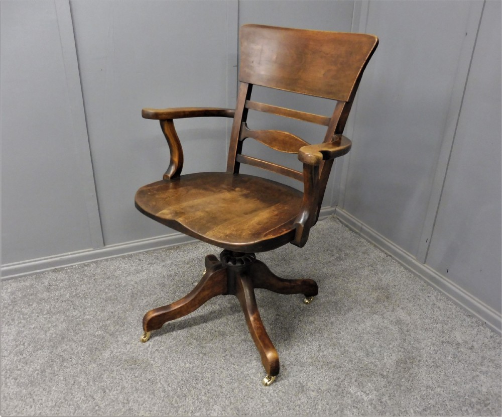 EDWARDIAN SWIVEL OFFICE/DESK CHAIR View X