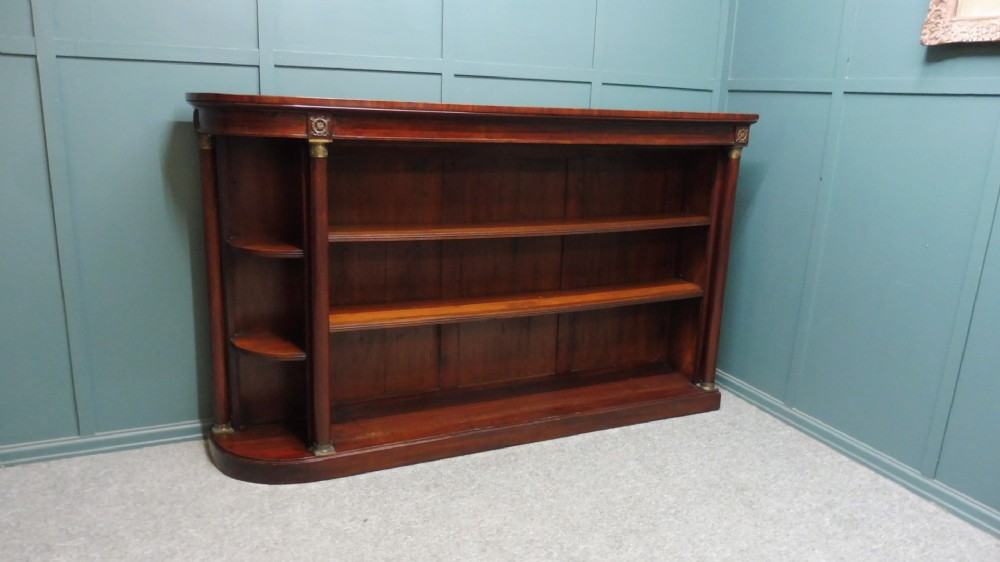 19th CENTURY EMPIRE PERIOD BOOKCASE