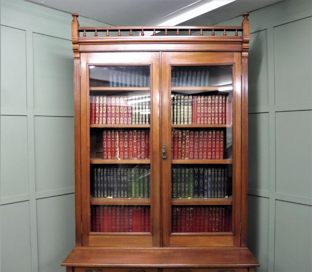 VICTORIAN WALNUT BOOKCASE View III