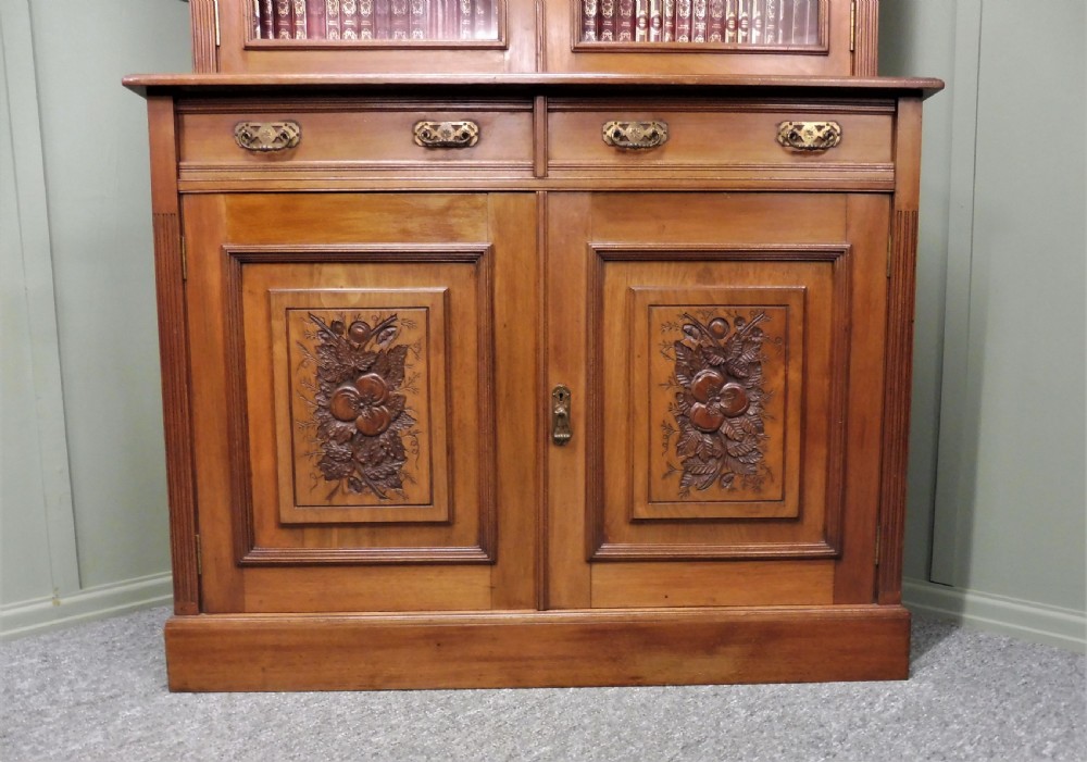VICTORIAN WALNUT BOOKCASE View IV