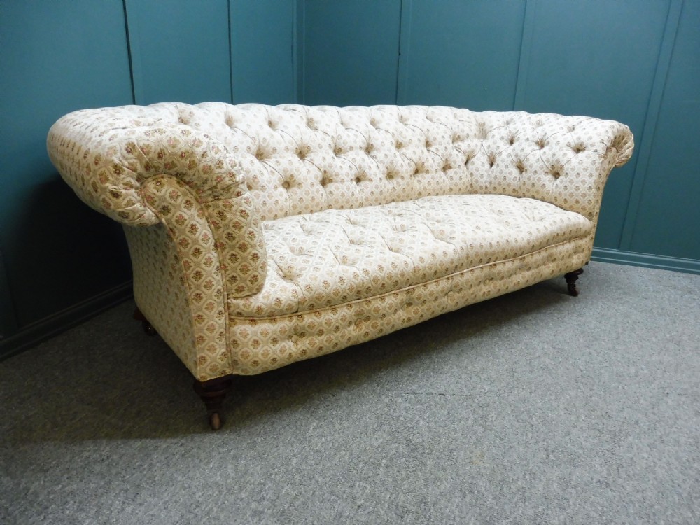 ANTIQUE VICTORIAN CHESTERFIELD SOFA View III