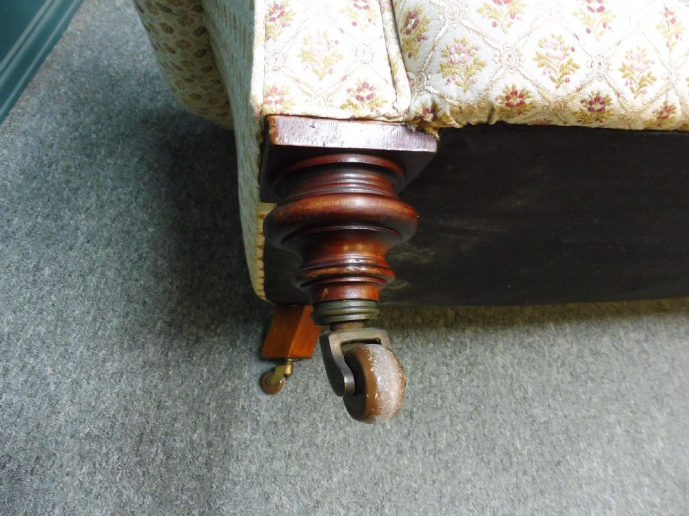 ANTIQUE VICTORIAN CHESTERFIELD SOFA View XI