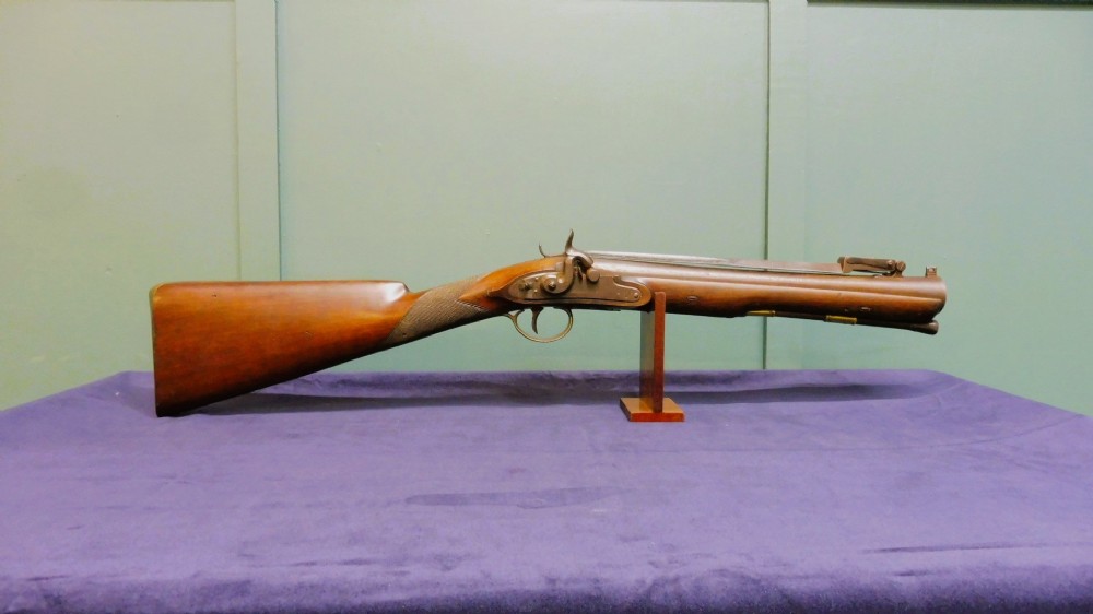 ANTIQUE ENGLISH BLUNDERBUSS COACHING GUN
