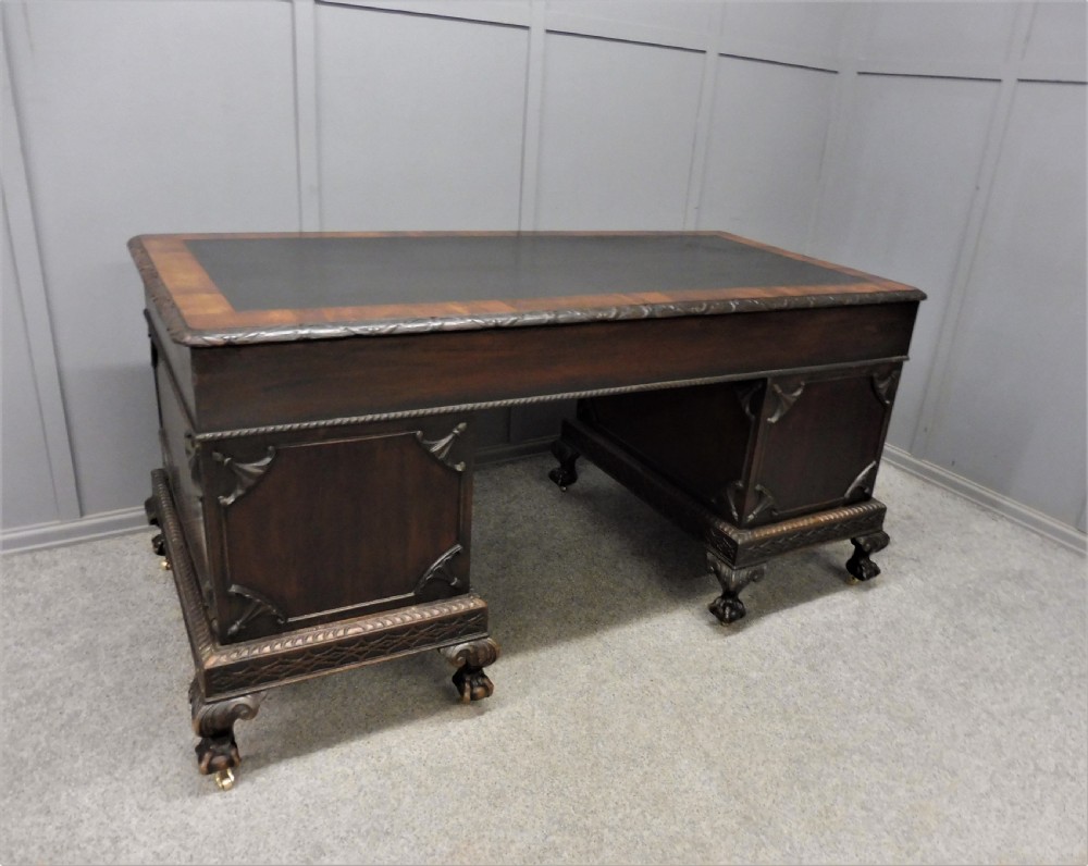 19TH CENTURY MAHOGANY DESK View XI