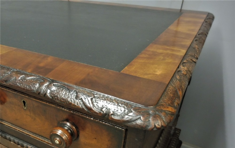 19TH CENTURY MAHOGANY DESK View XII