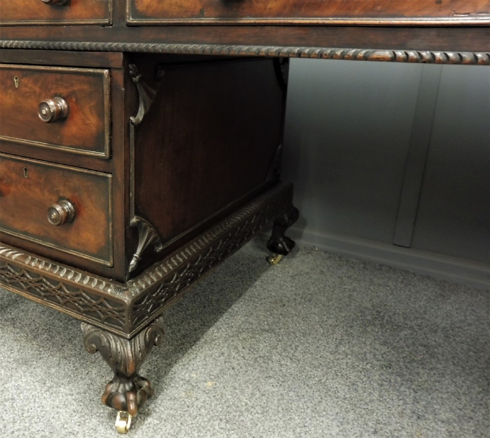 19TH CENTURY MAHOGANY DESK View XIII