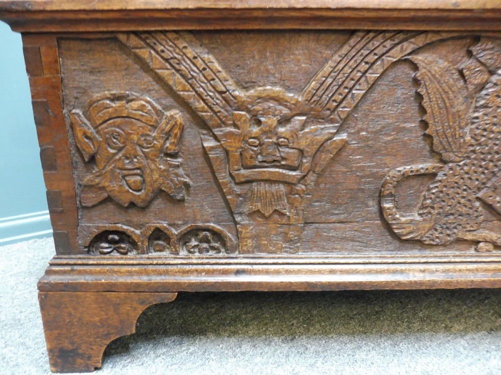 18TH CENTURY OAK SWORD CHEST View VIII