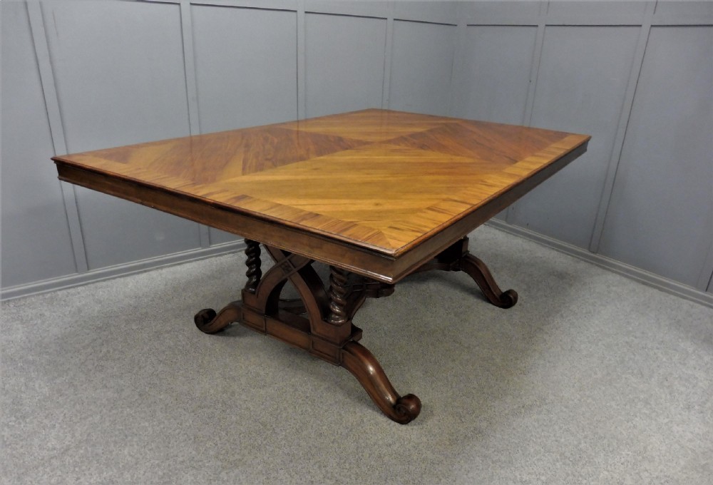 FRENCH ROSEWOOD DINING TABLE View III