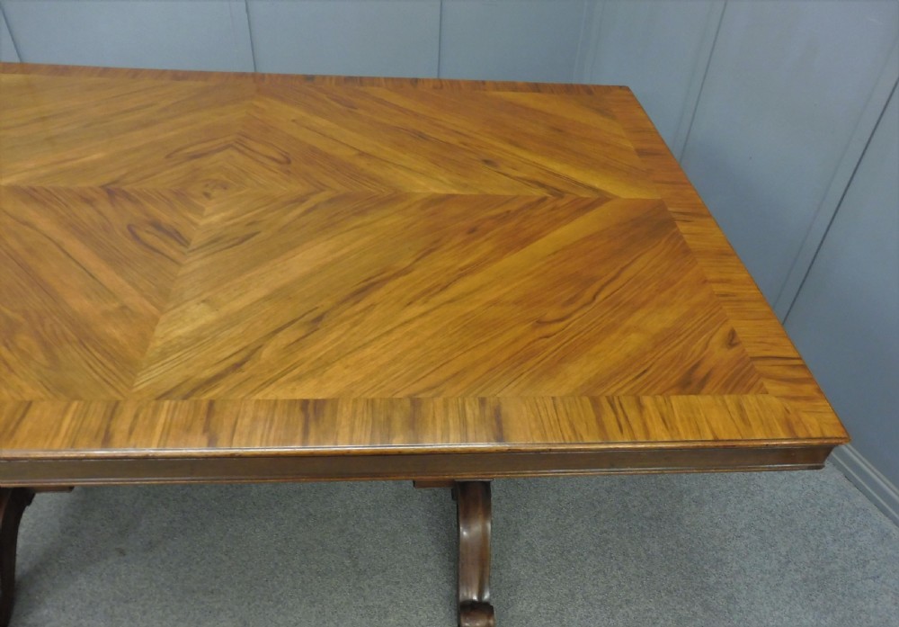 FRENCH ROSEWOOD DINING TABLE View X