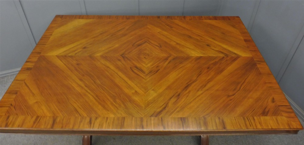 FRENCH ROSEWOOD DINING TABLE View XI