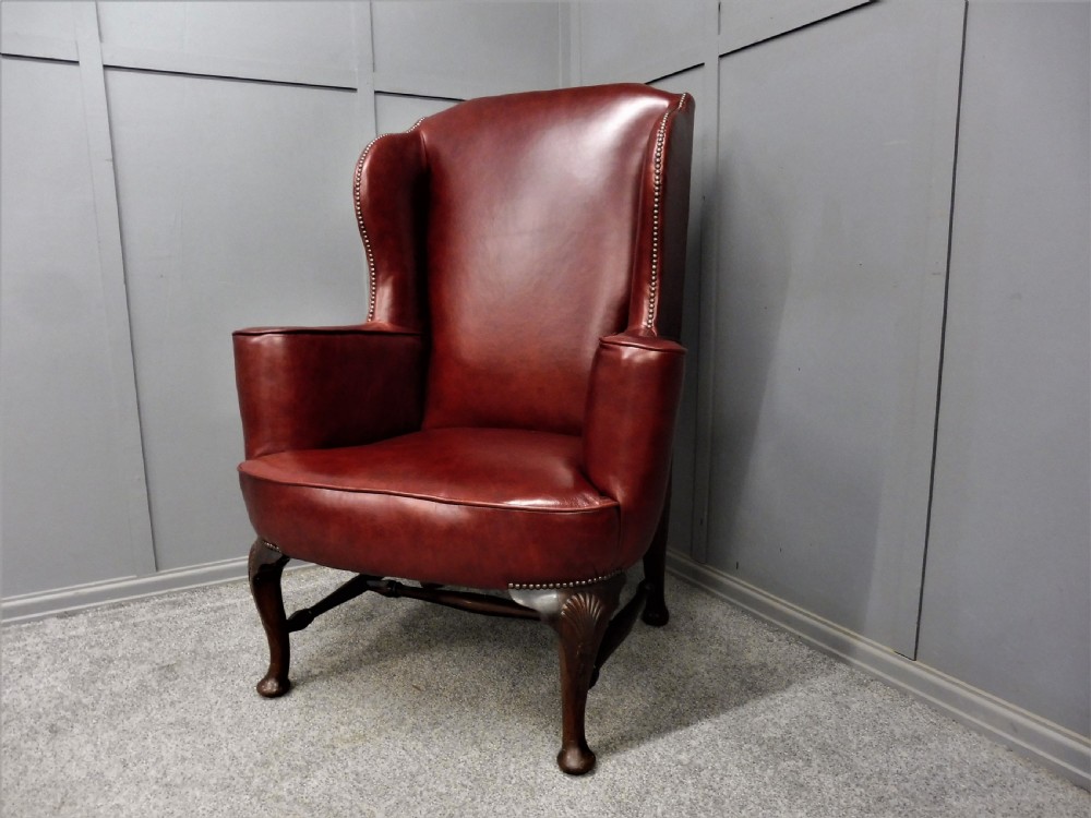 GEORGIAN WING ARMCHAIR View II