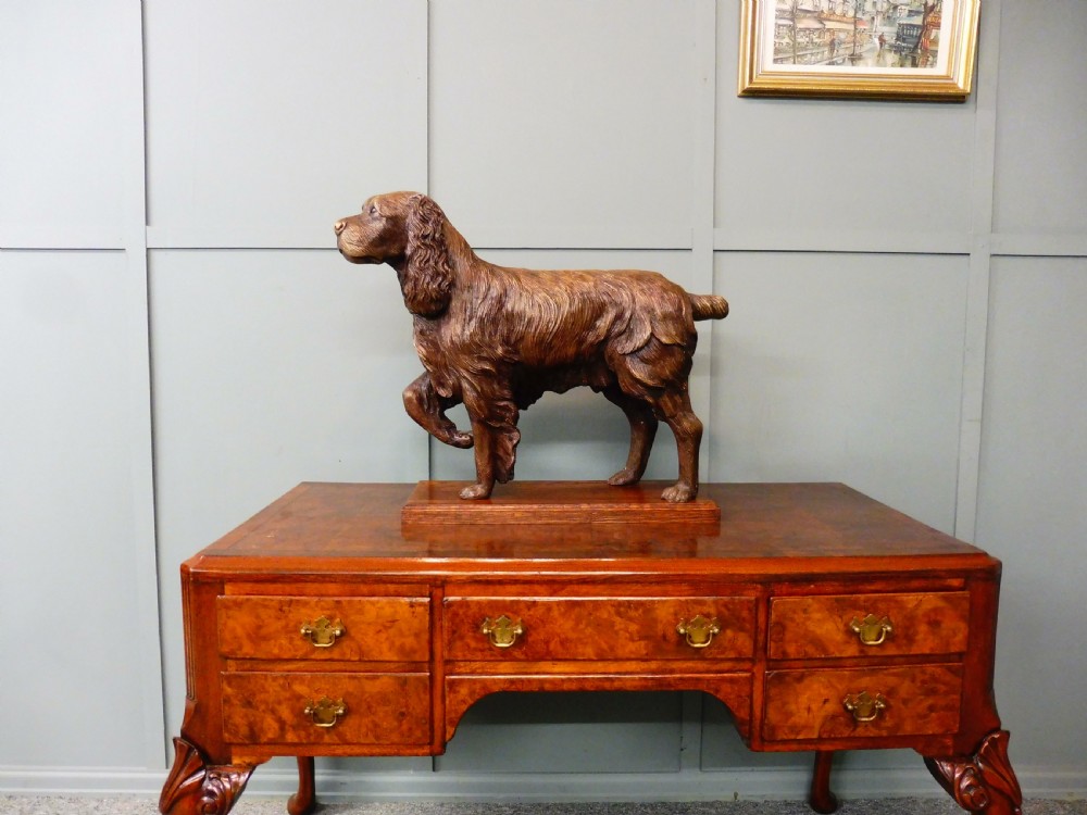 EDWARDIAN BRONZE SPANIEL View III