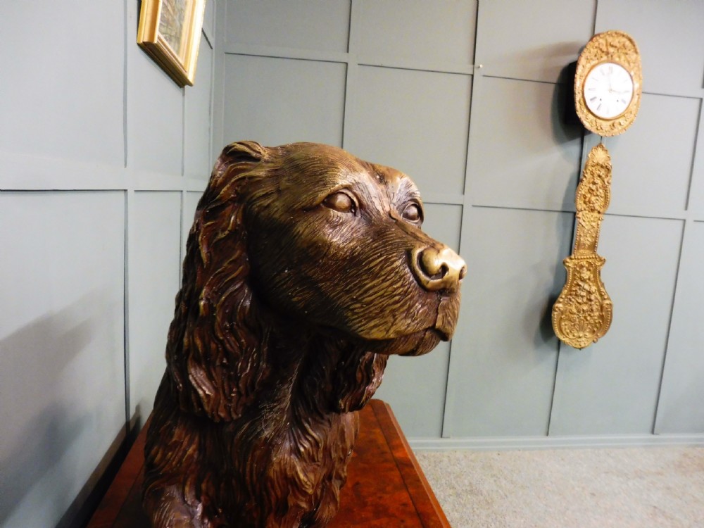 EDWARDIAN BRONZE SPANIEL View VI