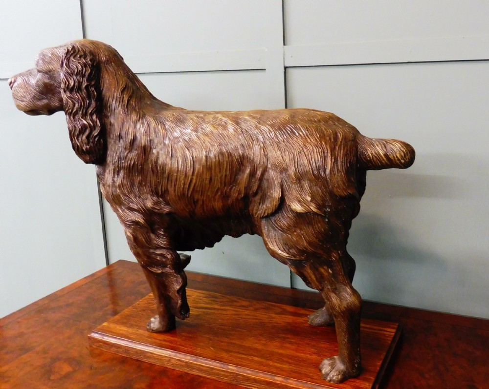 EDWARDIAN BRONZE SPANIEL View IX