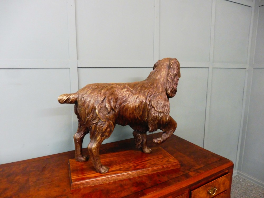 EDWARDIAN BRONZE SPANIEL View XI