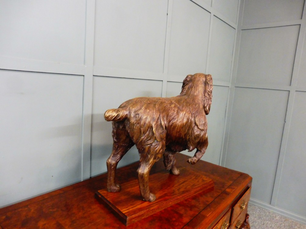 EDWARDIAN BRONZE SPANIEL View XII