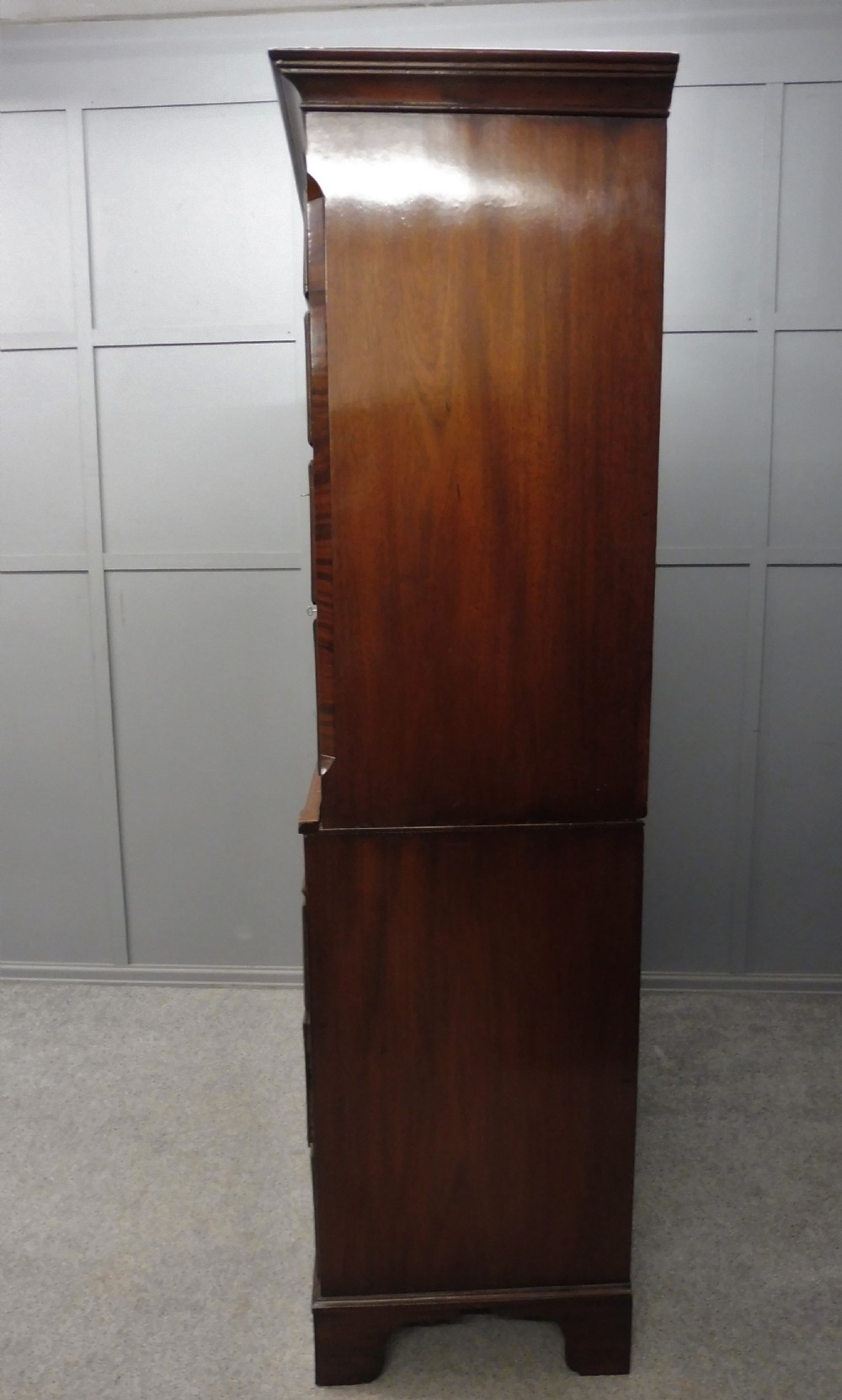 19th CENTURY MAHOGANY CHEST ON CHEST/TALLBOY View VI